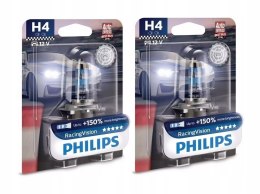 Philips żarówki H4 Racing Vision +150% 2szt