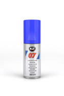 K2 07 50 ML - Produkt wielozadaniowy: likwiduje piski, smaruje, czyści, penetruje, chroni przed korozją.