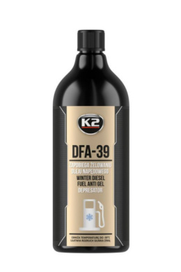K2 DFA-39 1 L - Zapobiega żelowaniu oleju napędowego w temperaturze do -39°C