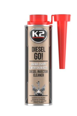 K2 DIESEL GO! 250 ML - Redukuje dymienie, optymalizuję spalanie i pracę silnika