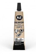 K2 SILIKON CZARNY +350°C 21 G - Silikon wysokotemperaturowy czarny