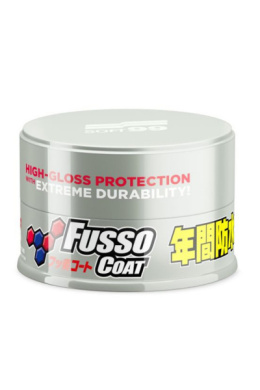 Soft99 Fusso Coat 12 Months Wax Dark 200g - twardy wosk samochodowy